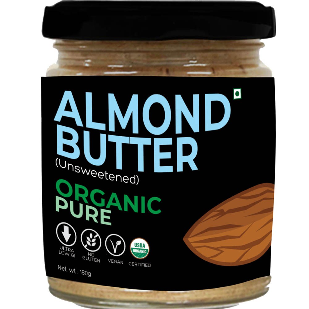 D Alive Health Foods Organic Almond Butter Unsweetened Sugar ...